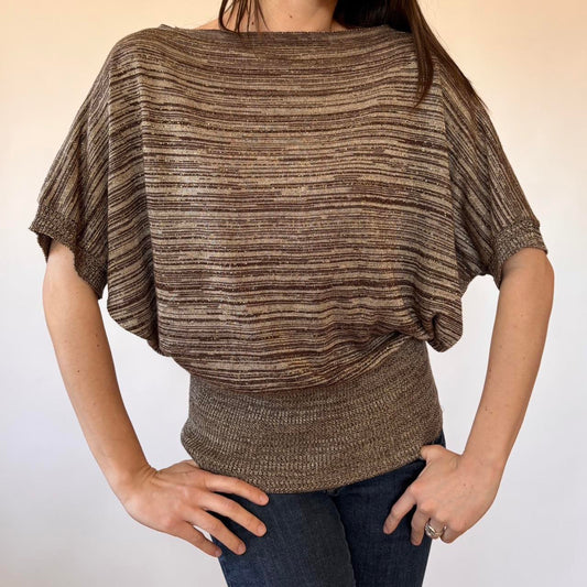 Y2K Slouchy Knit Top (M/L)
