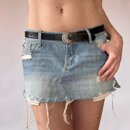 Vintage Western Leather Belt (XS/S)