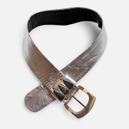 70s Silver Statement Belt (XS/S)