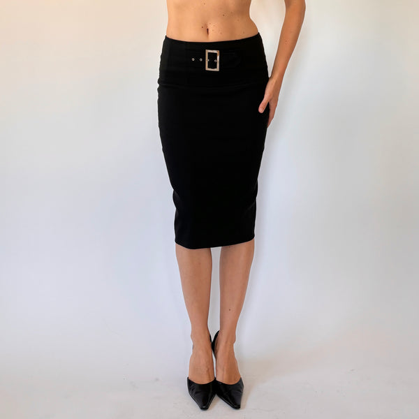 90s Belted Office Siren Skirt (S)