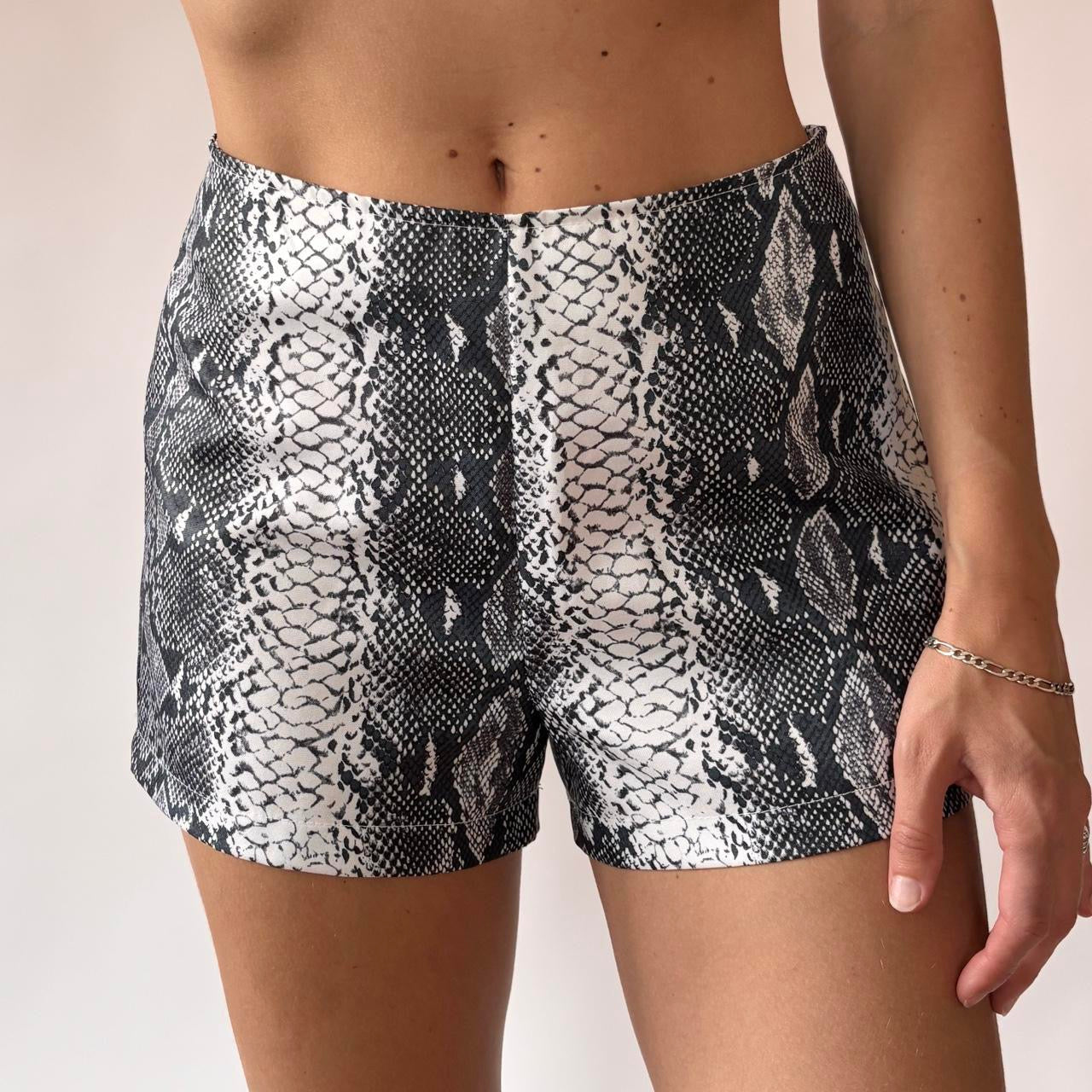 90s Snakeskin Hot Shorts (S)