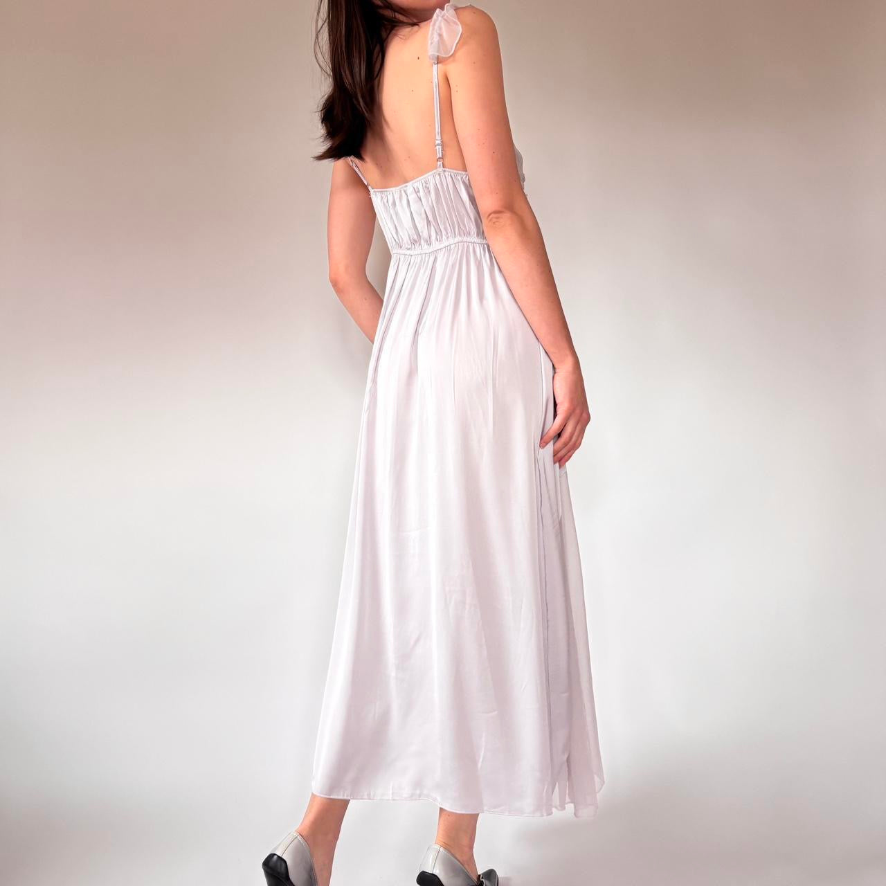 2000s Lilac Maxi Slip Dress (M)