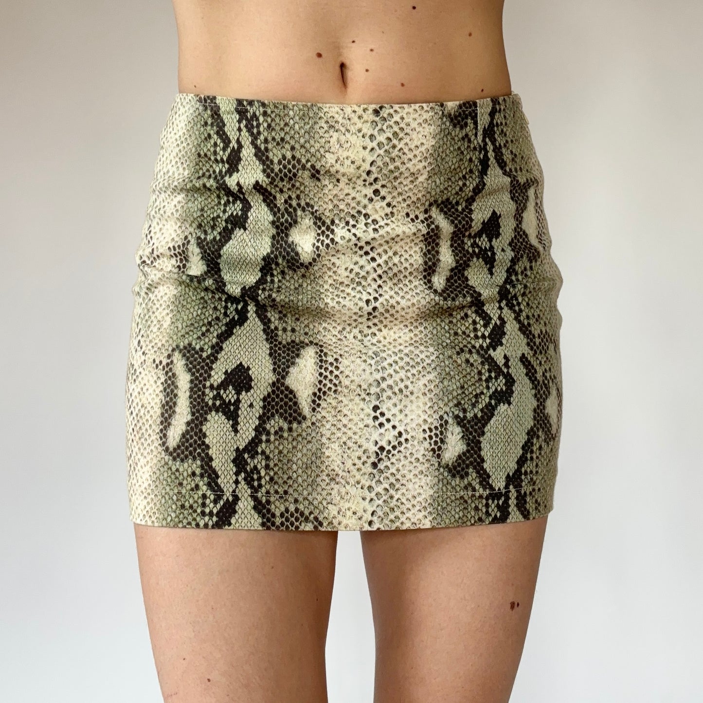 2000s Snake Print Mini (XS)