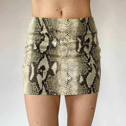2000s Snake Print Mini (XS)