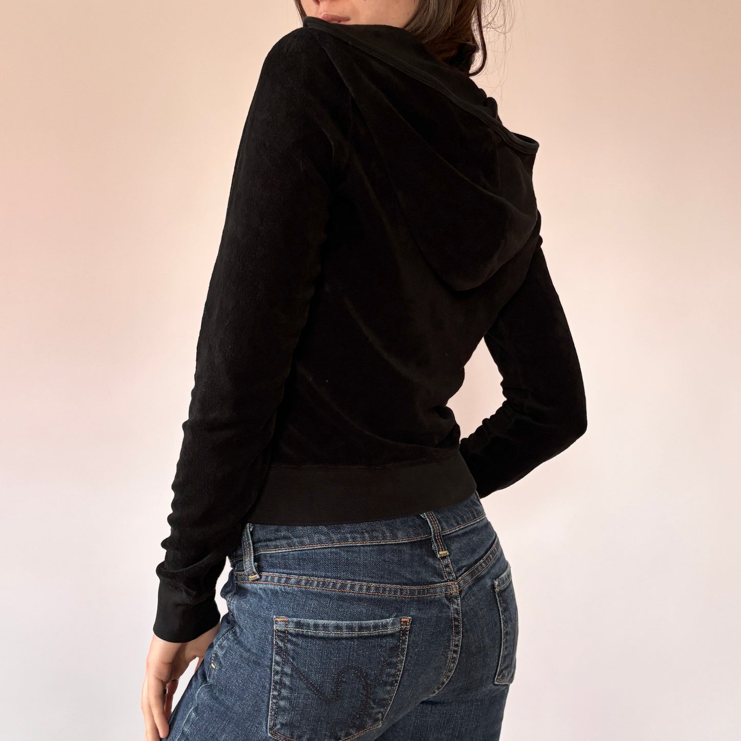 Juicy Couture Noir Hoodie (S/M)