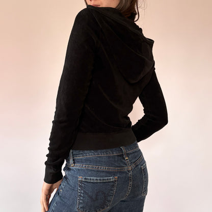 Juicy Couture Noir Hoodie (S/M)