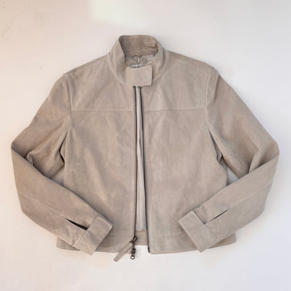 2000s Suede Moto Jacket (S/M)