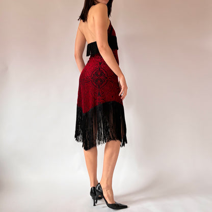 90s Fringe Dress (S)