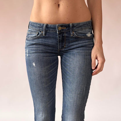 Abercrombie & Fitch Low Rise Jeans (XXS)