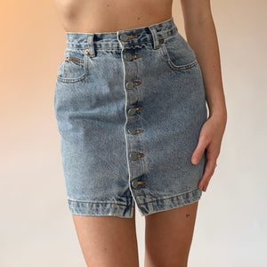 Calvin Klein 90s Denim Skirt (XS)