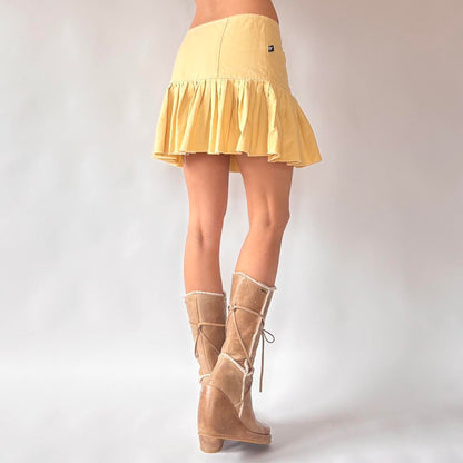 Y2K Pleated Mini Skirt (S/M)