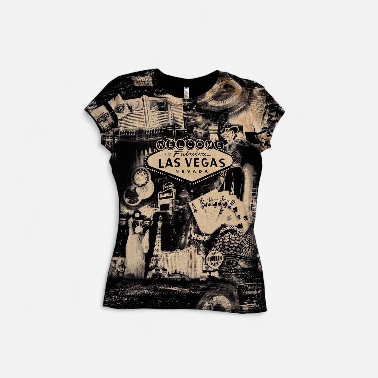 Y2K Las Vegas Graphic Tee (L)