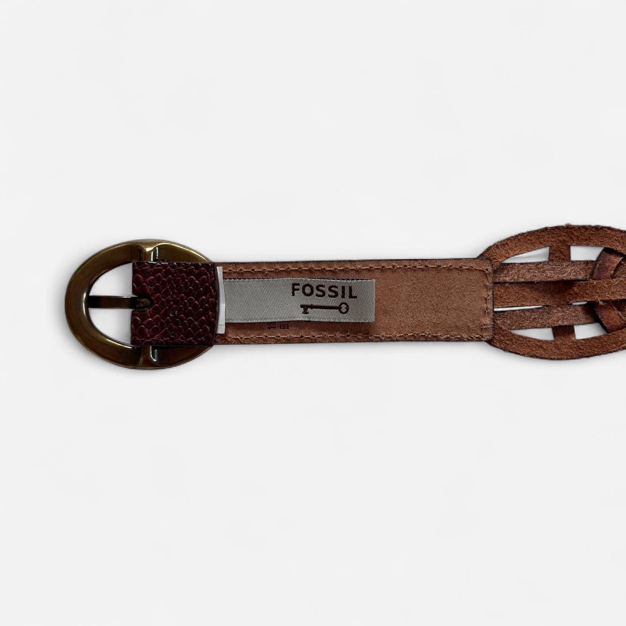 Fossil Braided Leather Belt