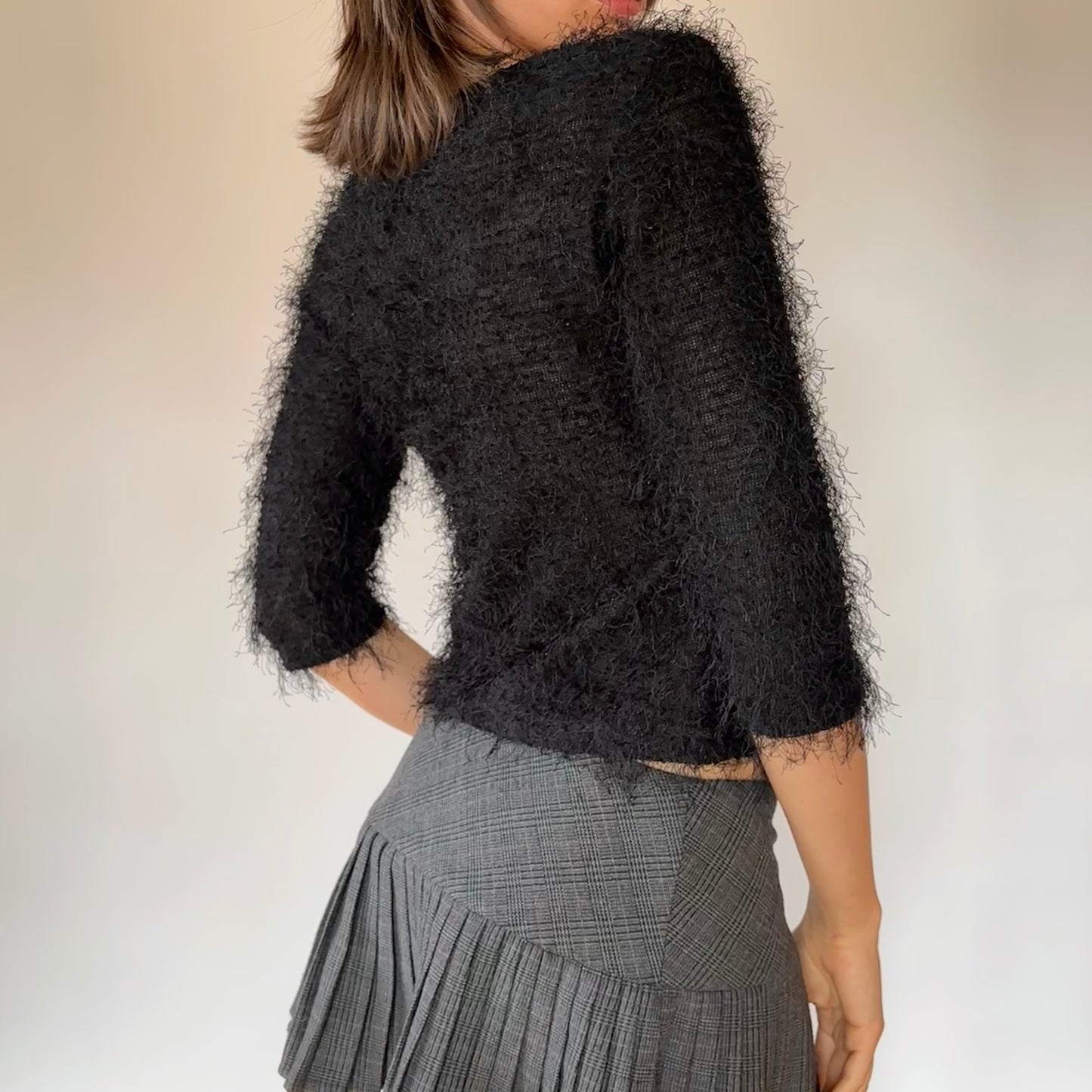 90s Textured Knit Top (S)