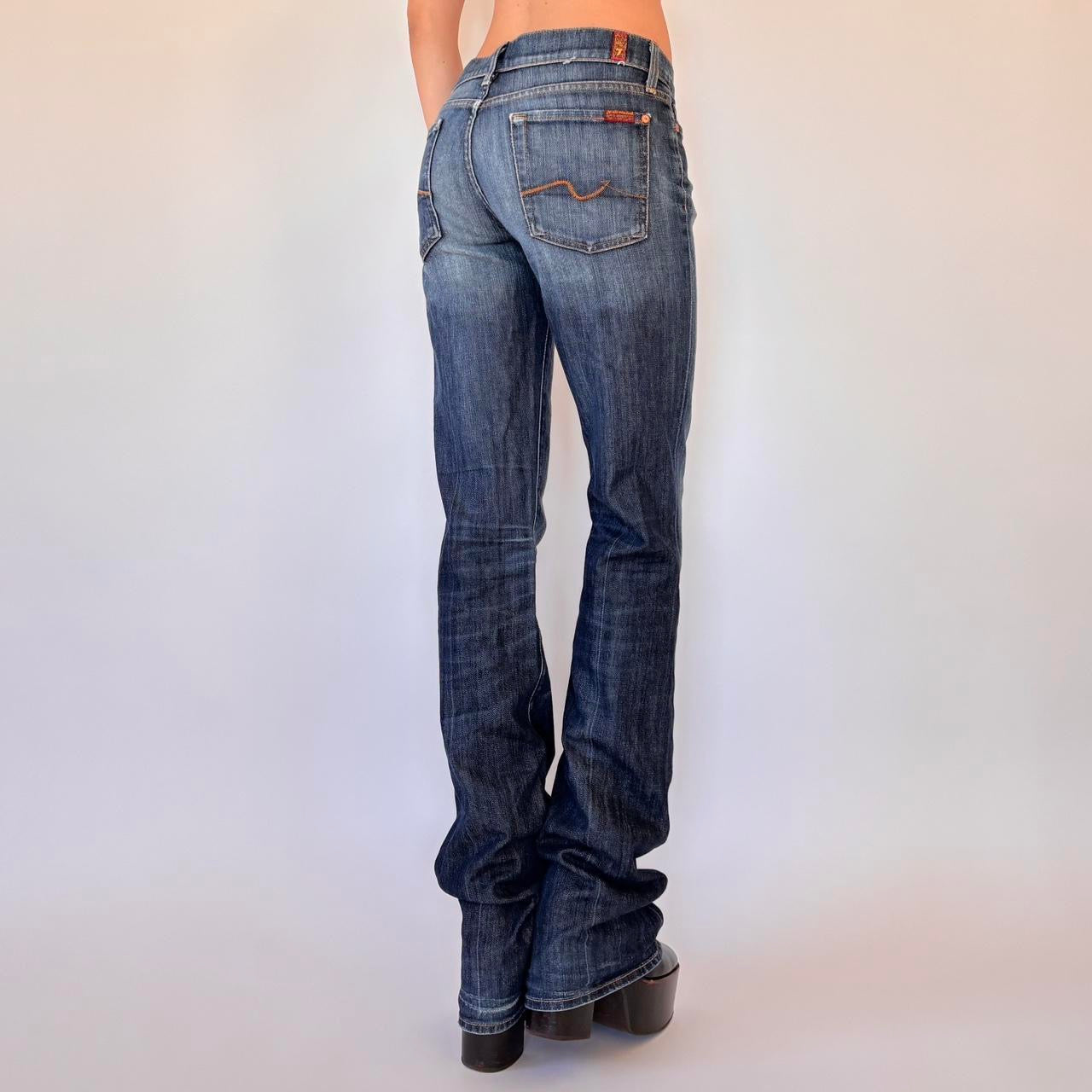 2000s Low Rise Bootcut Jeans (S)