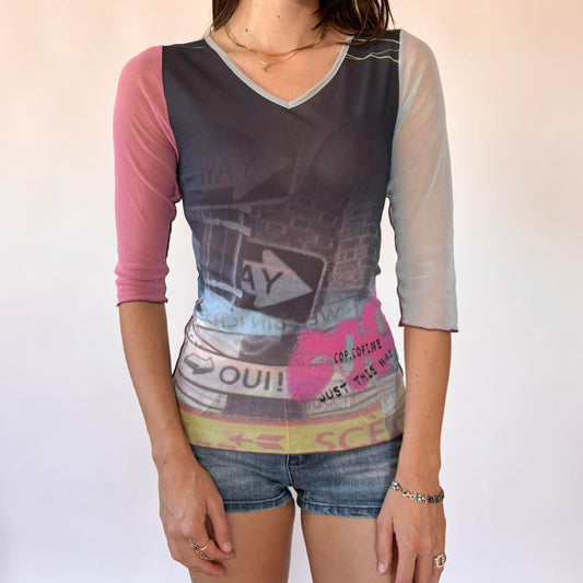 Cop Copine Mesh Top (S)