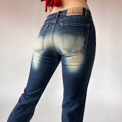 Y2K Airbrush Jeans (XS)