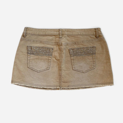 Y2K Corduroy Mini Skirt (M)