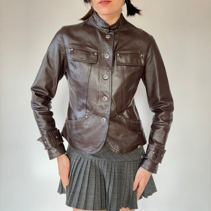 2000s Leather Jacket (S)