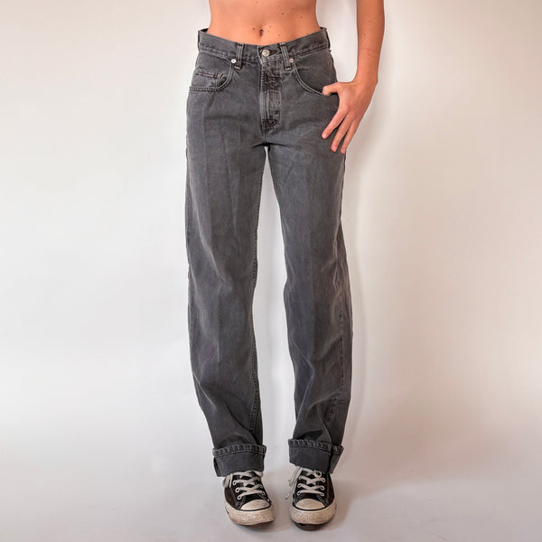 90s Gray Wash Jeans (S)