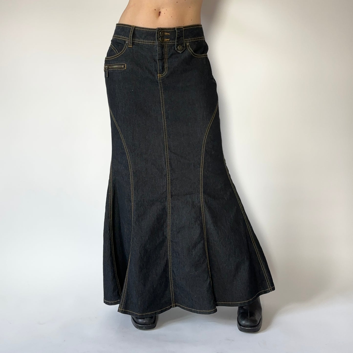 2000s Denim Maxi (M)