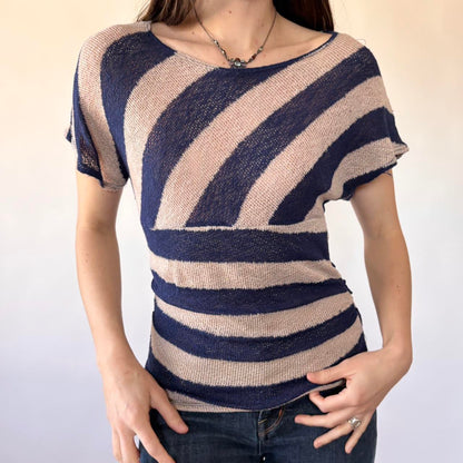 Y2K Slouchy Knit Top (S)