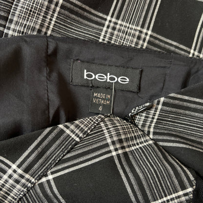 Bebe Plaid Corpcore Dress (S)