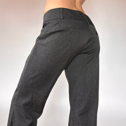 2000s Gray Office Flares (S)