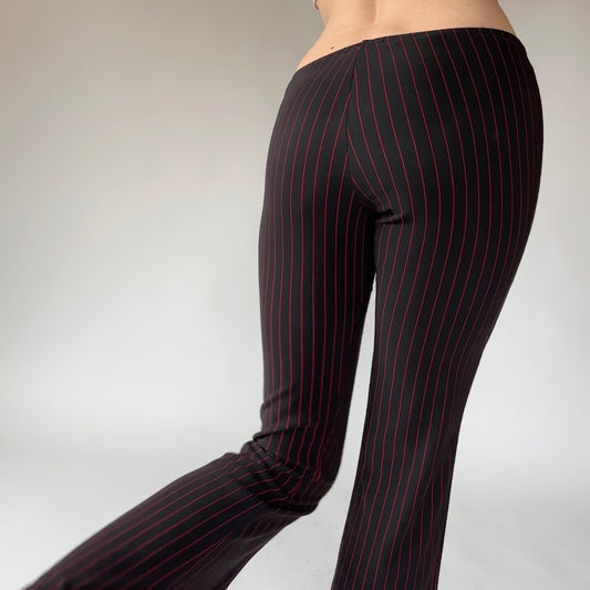 Y2K Pinstripe Flares (XS/S)