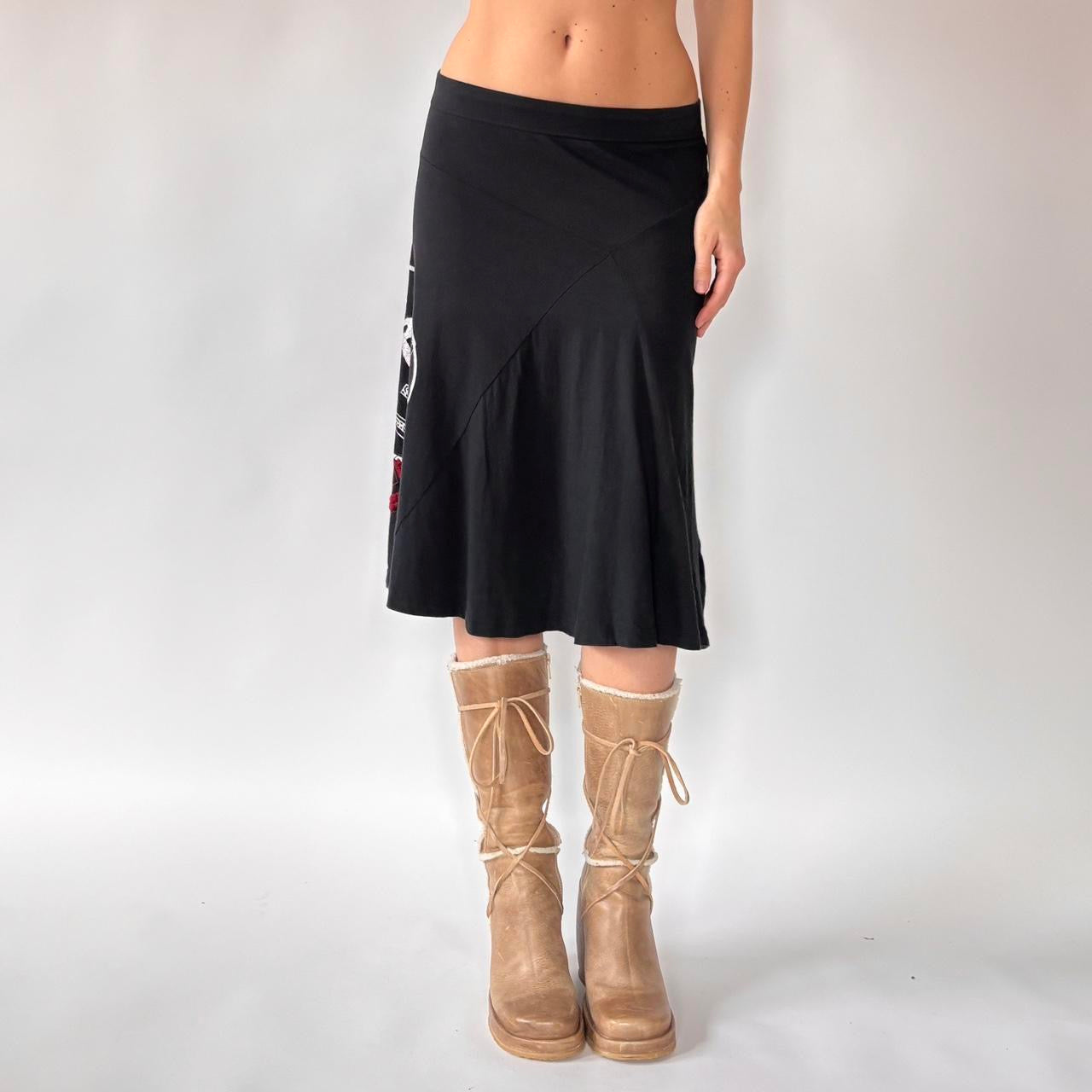 Desigual Graphic Midi Skirt (S/M)