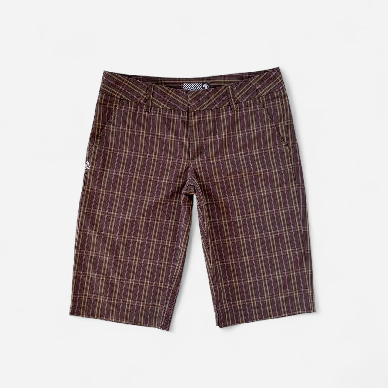 00s Volcom Plaid Shorts (XS)