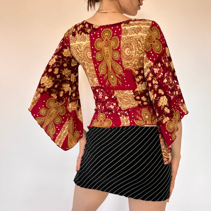 Y2K Angel Sleeve Top (XS/S)