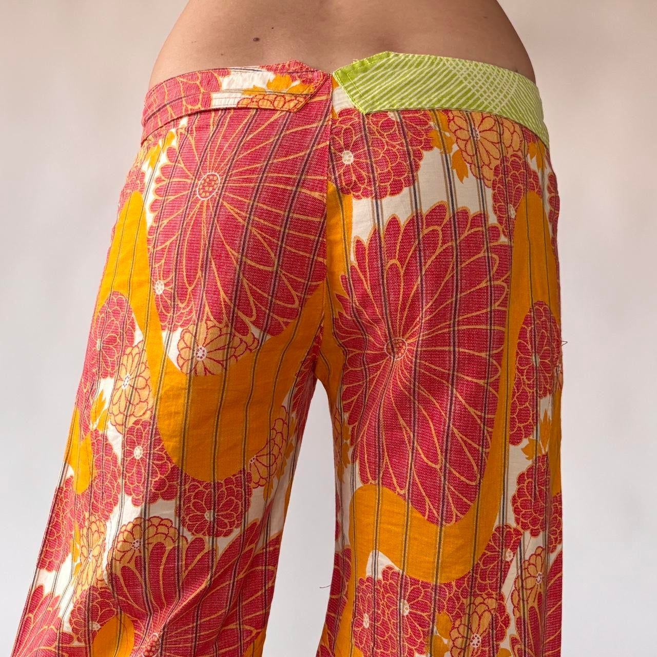 Custo Barcelona Low Rise Bellbottom Pants (XS)