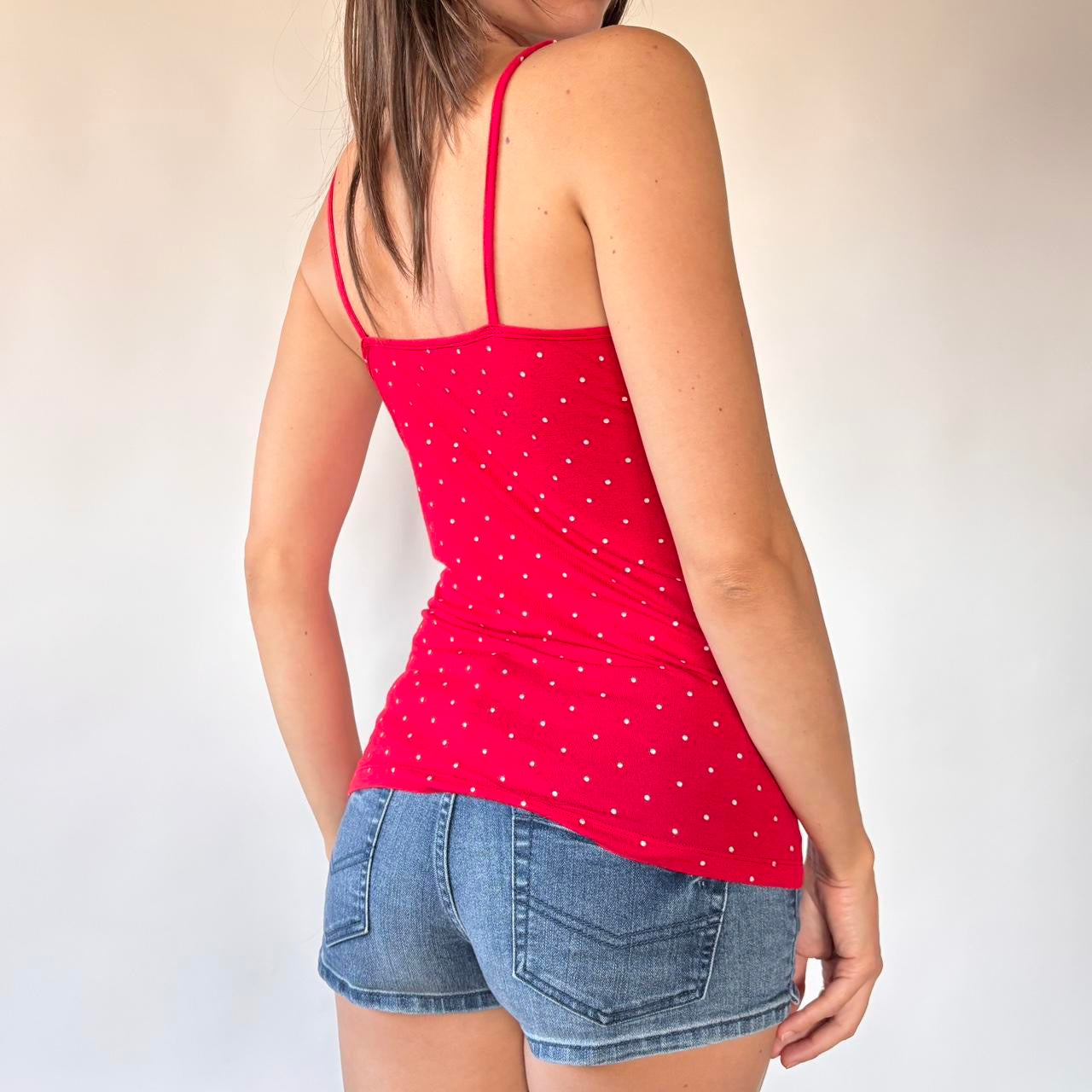 Red Polka Dot Cami (S)