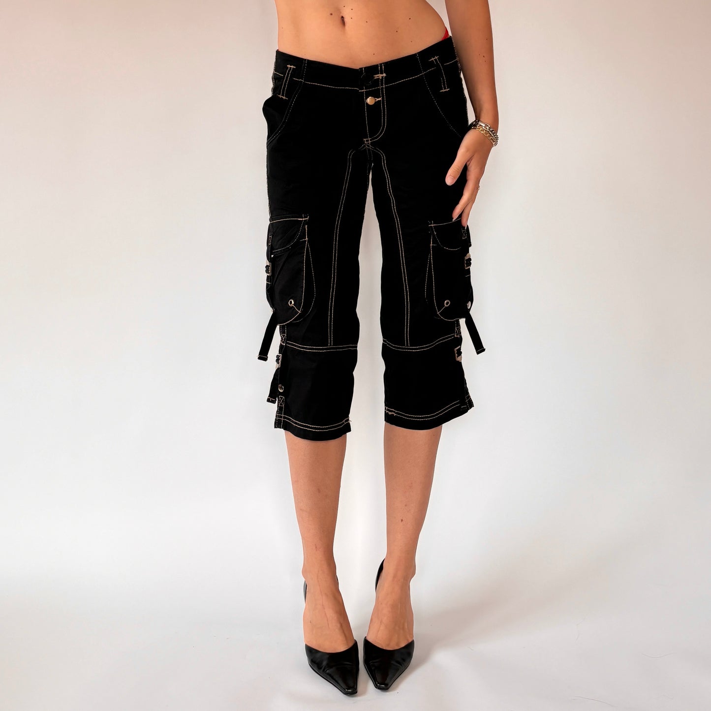 DKNY Sporty Cargo Capris (XS)