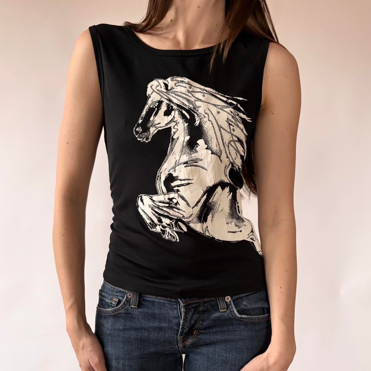 90s Horse Girl Top (M/L)