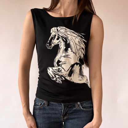 90s Horse Girl Top (M/L)