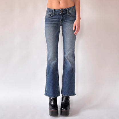 2000s Low Rise Flare Paige Jeans (XXS)