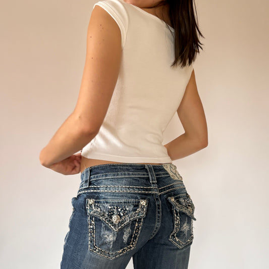 90s Handle With Care Baby Tee (XXS/XS)