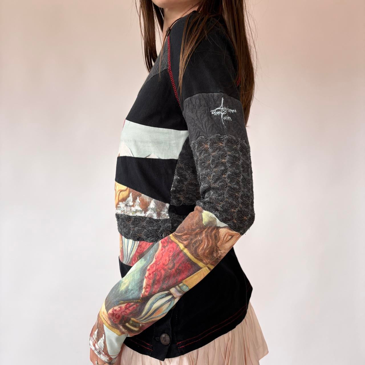 French Y2K Graphic Top (M)