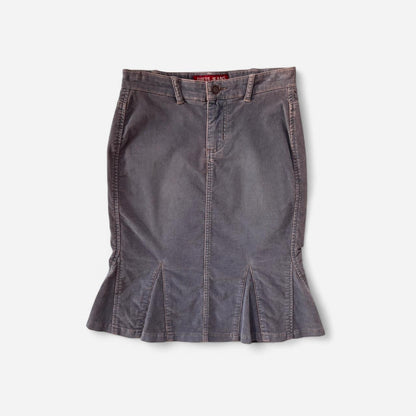 Y2K Guess Corduroy Midi Skirt (XS)