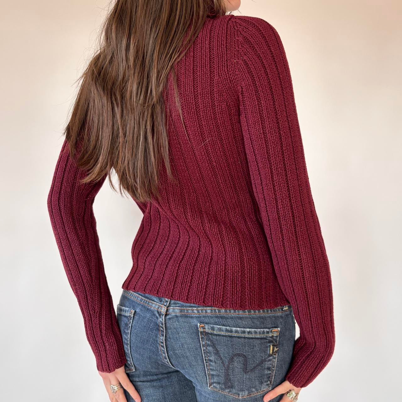 Abercrombie & Fitch Double Zip Sweater (S/M)