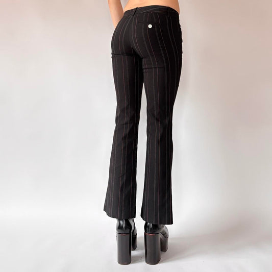 2000s Low Rise Pinstripe Pants (XXS)