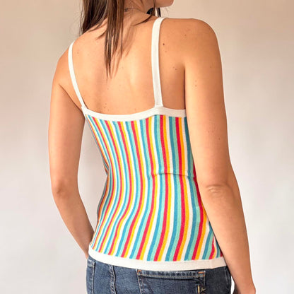 Candy Striped Knit Tank (XS/S)