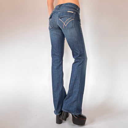 2000s Low Rise Flare Jeans (S)