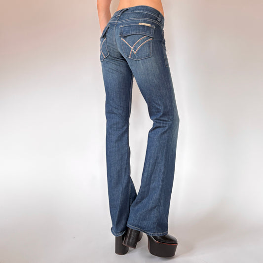 2000s Low Rise Flare Jeans (S)