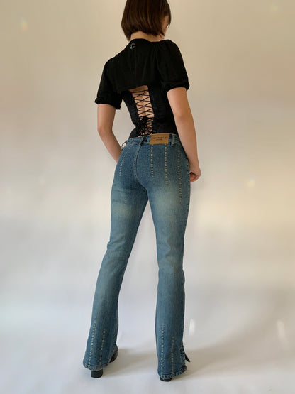 Y2K Flare Jeans - S/M