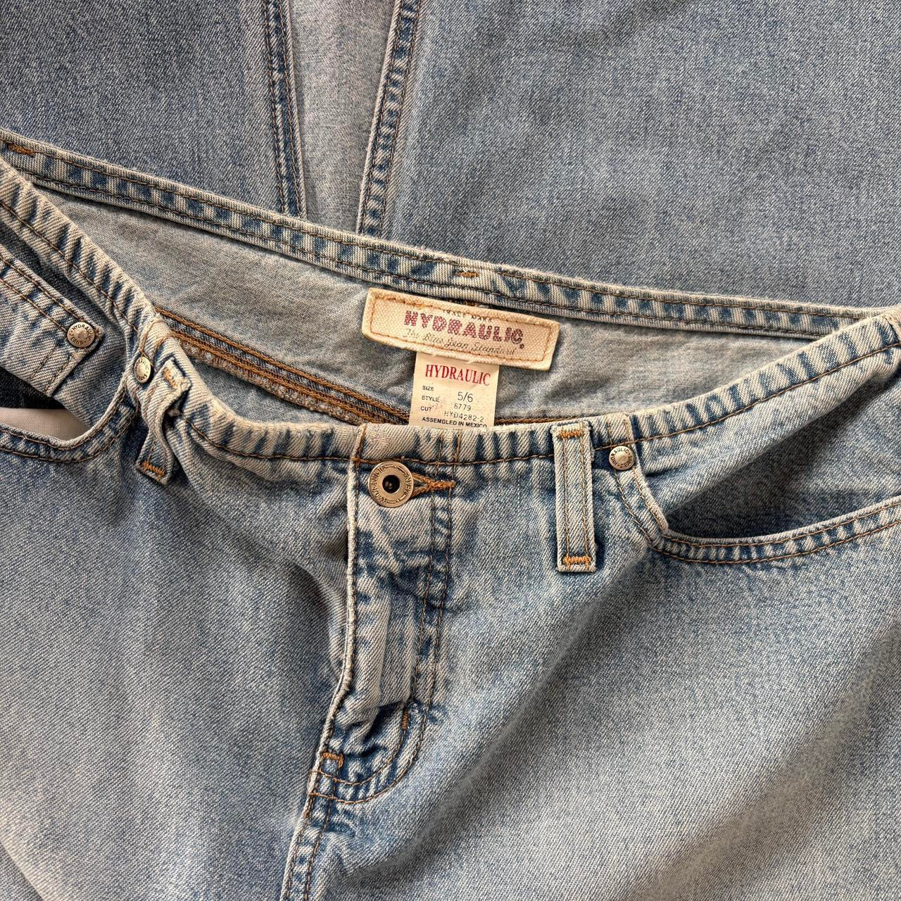 90s Light Wash Denim Maxi Skirt (S)