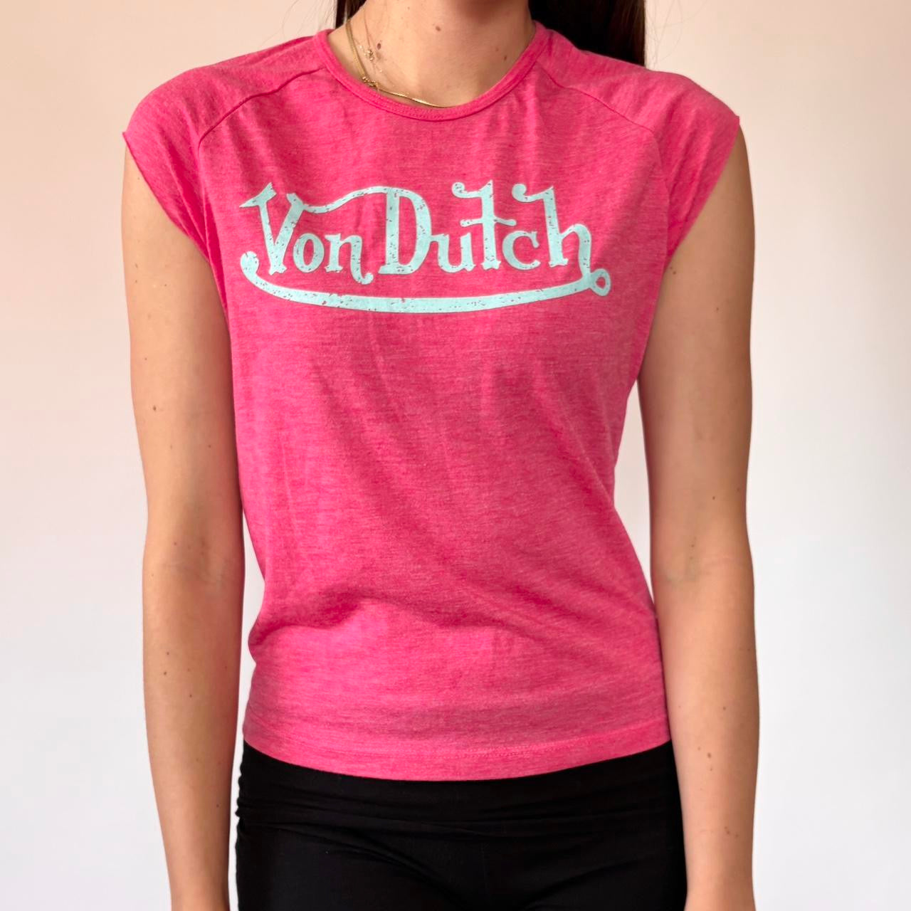 Von Dutch Y2K Baby Tee (M)