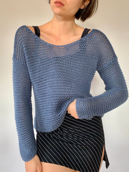 Crochet Sweater - Small